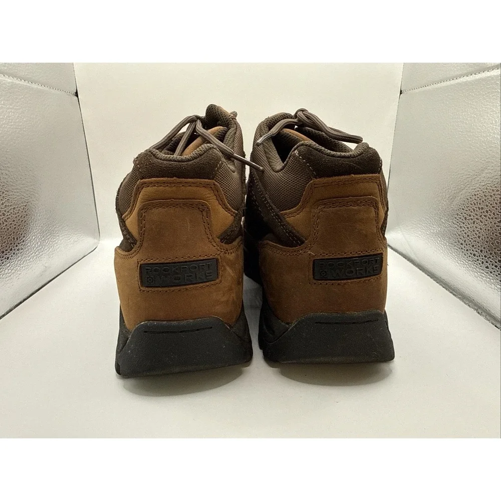 Men's‎ Rockport Works Trail Technique Mid Steel Toe Boots RK6671 9.5M